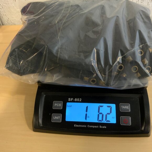 LaL live a little large (12)womens studded jean jacket, 3/4 bell ruffle sleeve h - Picture 7 of 7